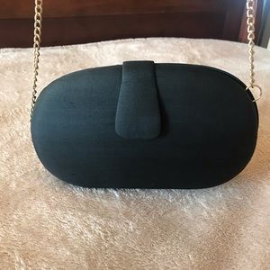 Vintage Black Cora Jacobs clamshell Bag